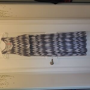 Black and White Maxi Dress.